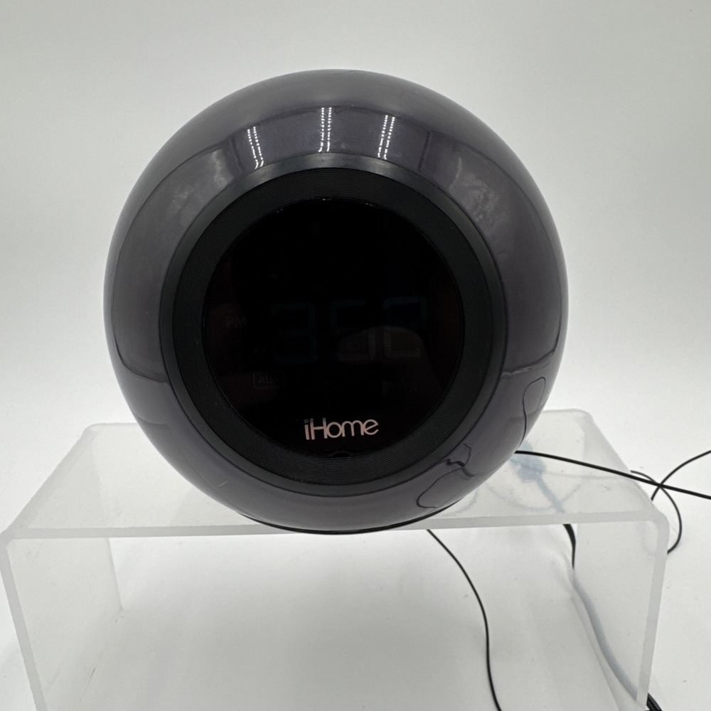 🔥 iHome‎ iBT29 Bluetooth Color Changing Dual Alarm Clock Radio w/ Power Adapter